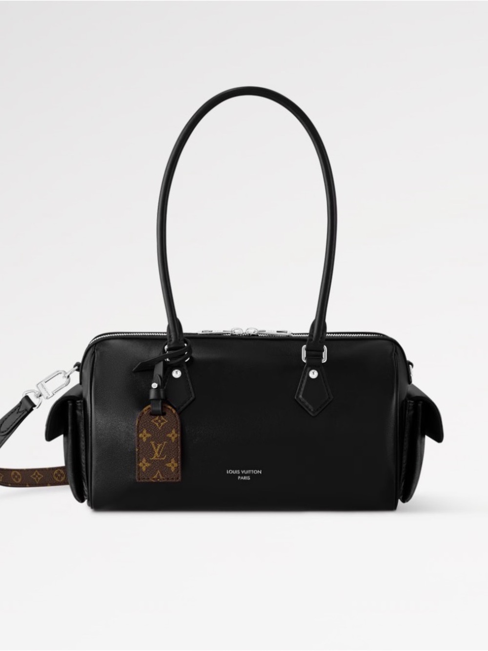 Louis Vuitton Black Leather Speedy Cargo